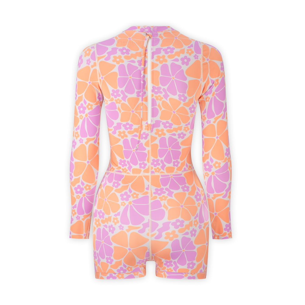 Sunset Bloom Surf Suit