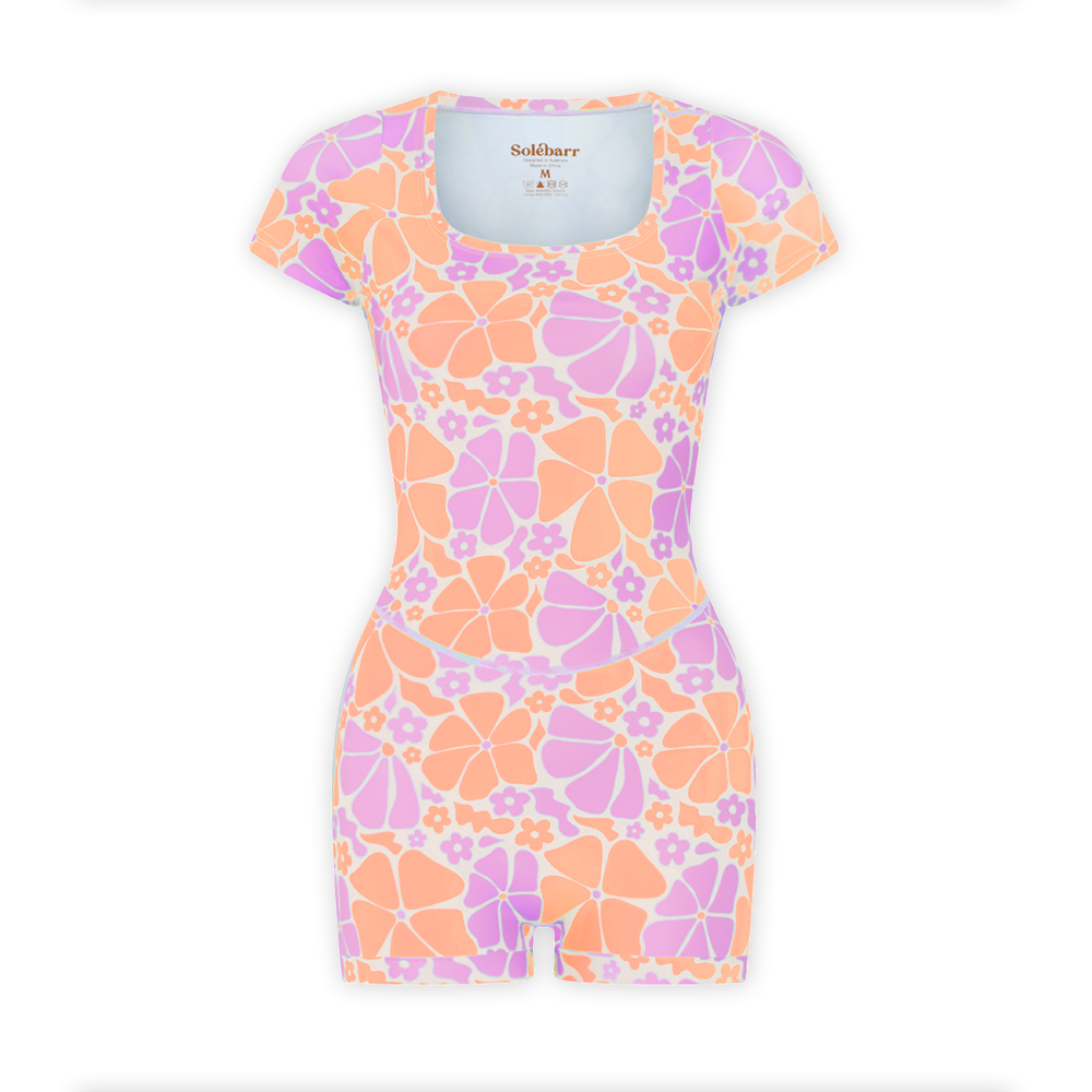 Sunset Bloom Shortie Suit